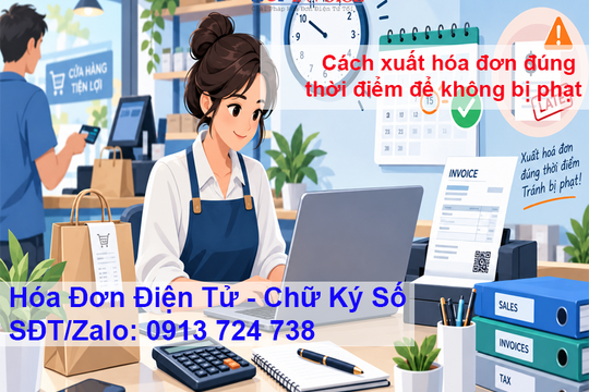 Cách xuất hóa đơn đúng thời điểm để không bị phạt